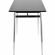 Marcel Counter Dining Table in Chrome & Black Wood